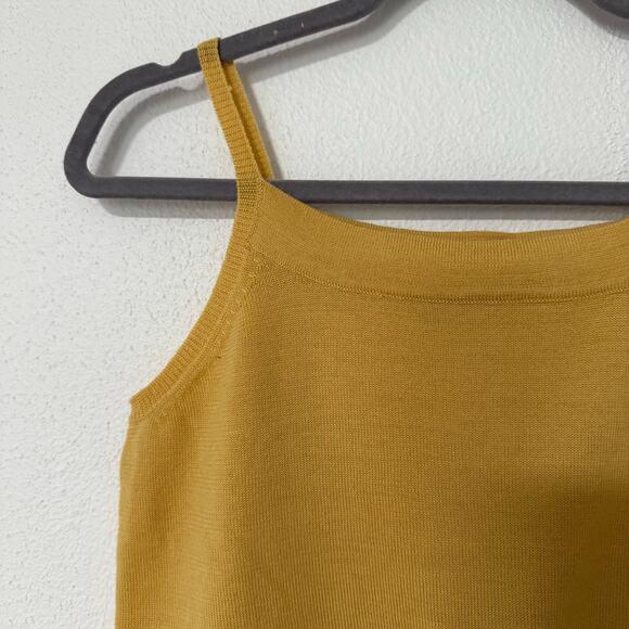 Marie Claire Paris Women's 100%Wool Knit Tie Waist Tank Top Size 36 - Picture 6 of 13